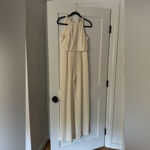 Jill Stuart - Ivory Jumpsuit (size 2)